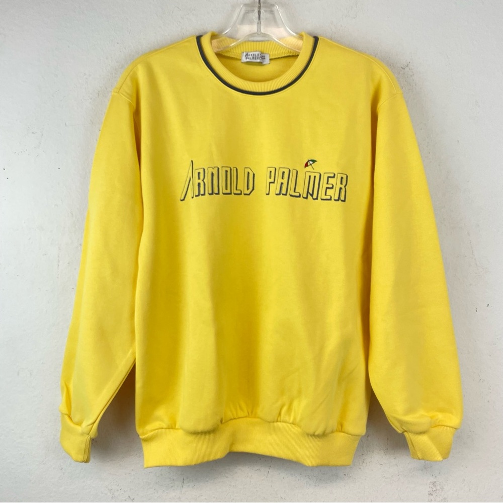 NWT Arnold Palmer Golf Master Crewneck Gray Sweatshirt Size Small